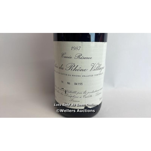 2 - 1987 Cuvee Reserve Cotes Du Rhone Villages,  M No 94115, 75cl, 13% vol / Please see images for fill ... 