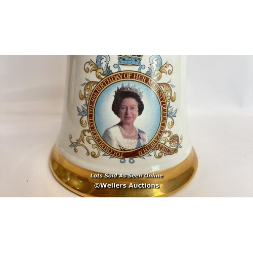 29 - Bell's Scotch Whisky In a Wade Commemortative Decanter Commemortating The 60th Birthday of Her Majes... 