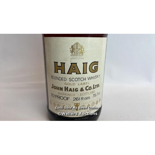 30 - Haig Blended Scotch Whisky Gold Label, 70 Proof, 75.7cl / Please see images for fill level and gener... 