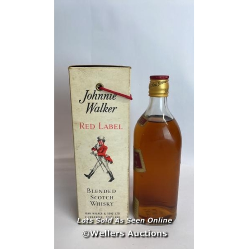 34 - Johnnie Walker Red Label Old Scotch Whisky, Vintage bottling, 50cl, in original box / Please see ima... 