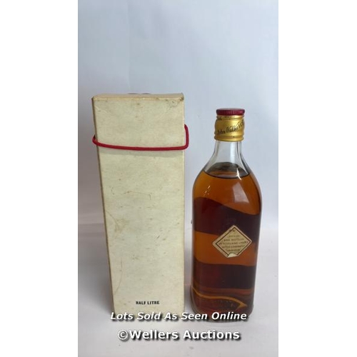 34 - Johnnie Walker Red Label Old Scotch Whisky, Vintage bottling, 50cl, in original box / Please see ima... 