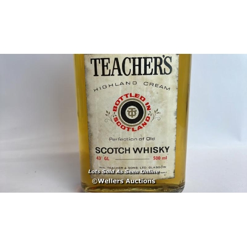 35 - Teachers Highland Cream Scotch Whisky, Vintage bottling, 50cl, 43% vol / Please see images for fill ... 