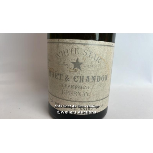 41 - White Star Moet & Chandon Champagne Epernay, 75cl, NM3342272 / Please see images for fill level and ... 