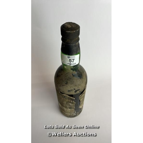 57 - 1973 Fonesca's Finest Crusting Port, 26 fl oz / Please see images for fill level and general conditi... 