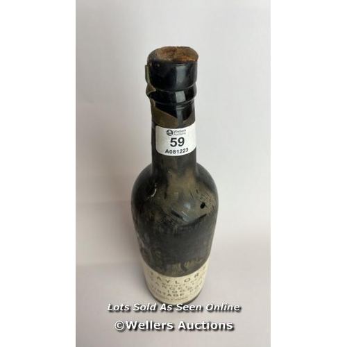 59 - Taylor's Quinta De Vargellas 1965 Vintage port, Minor damage to cap / Please see images for fill lev... 