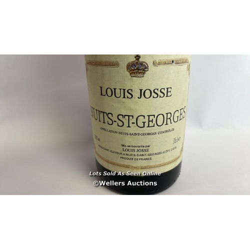 7 - 1995 Louis Josse Nuits-St-Georges, 75CL, 13% vol / Please see images for fill level and general cond... 