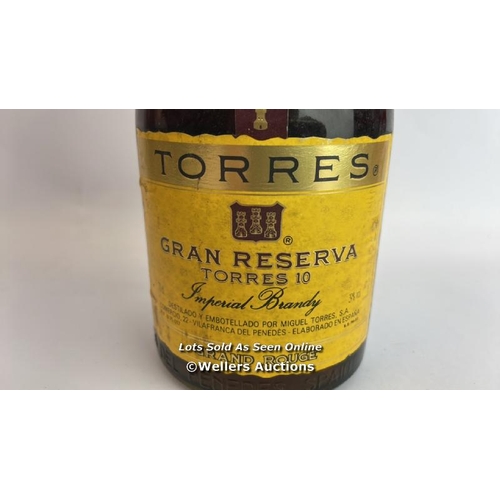 75 - Torres Gran Reserva Imperial Brandy, Grand rouge, Aged 10 years, 70cl, 39% vol / Please see images f... 