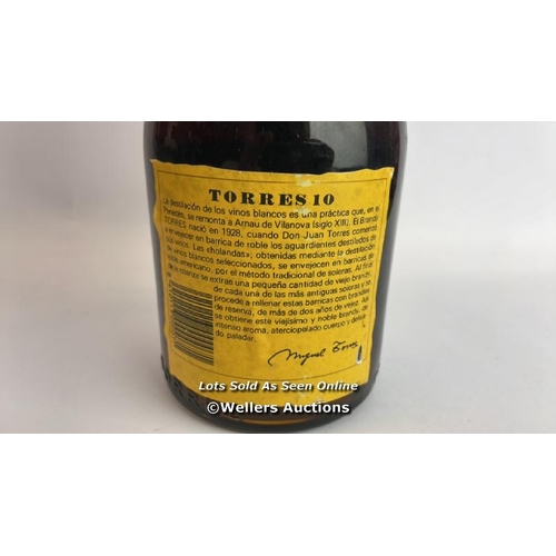 75 - Torres Gran Reserva Imperial Brandy, Grand rouge, Aged 10 years, 70cl, 39% vol / Please see images f... 