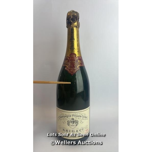 77 - Seven bottles of 1952 Krug & Co Reims Champagne Private Cuvee, Extra Sec, 3.042.212, With original p... 