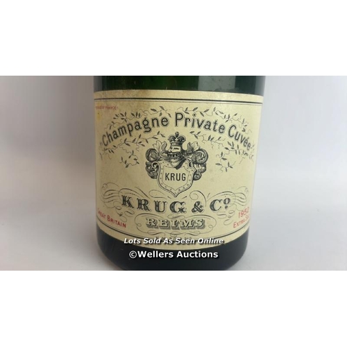 77 - Seven bottles of 1952 Krug & Co Reims Champagne Private Cuvee, Extra Sec, 3.042.212, With original p... 