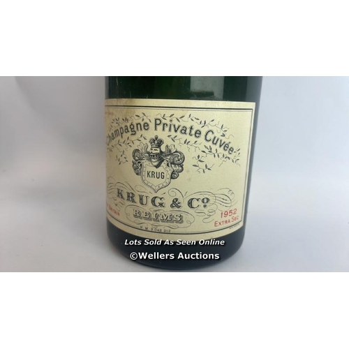 77 - Seven bottles of 1952 Krug & Co Reims Champagne Private Cuvee, Extra Sec, 3.042.212, With original p... 