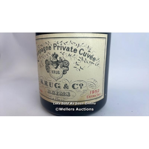 77 - Seven bottles of 1952 Krug & Co Reims Champagne Private Cuvee, Extra Sec, 3.042.212, With original p... 