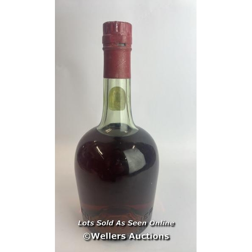 78 - Courvoisier 3 Star Luxe Cognac, 24oz, Includes cannon style Couroisier branded pourer / Please see i... 