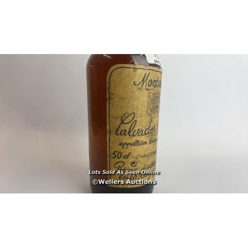 79 - Montarey Calvados Vieux Brandy, Aged 5 Years, 50cl, 40% vol / Please see images for fill level and g... 