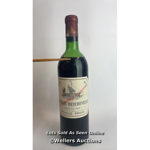91 - Eight bottles of 1970 Chateau Beychevelle, Mis En Boutille Au Chateau, 75cl, In original wooden crat... 