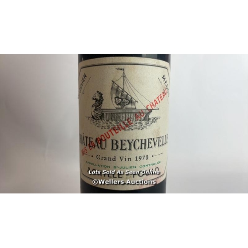 91 - Eight bottles of 1970 Chateau Beychevelle, Mis En Boutille Au Chateau, 75cl, In original wooden crat... 