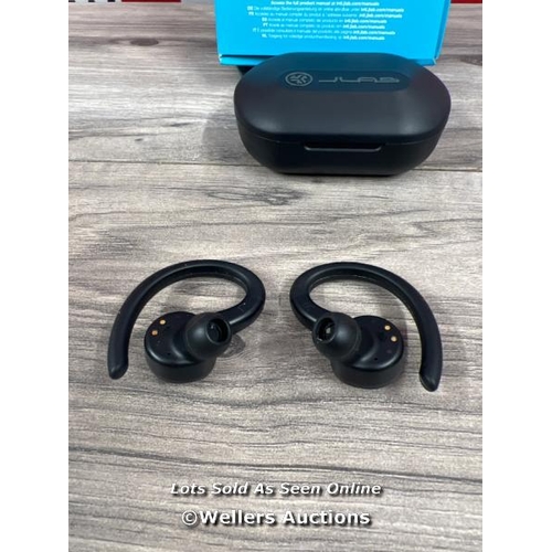 8002 - JLAB AUDIO EPIC AIR SPORT ANC NOISE CANCELLING HEADPHONES / POWERS UP / CONNECTS TO BT / PLAYS MUSIC... 