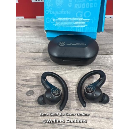 8004 - JLAB AUDIO EPIC AIR SPORT ANC NOISE CANCELLING HEADPHONES / POWERS UP / CONNECTS TO BT / PLAYS MUSIC... 