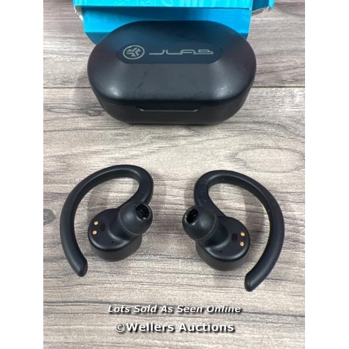 8004 - JLAB AUDIO EPIC AIR SPORT ANC NOISE CANCELLING HEADPHONES / POWERS UP / CONNECTS TO BT / PLAYS MUSIC... 