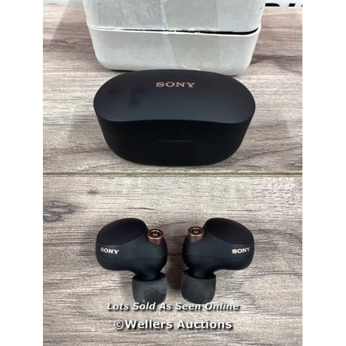 8007 - SONY WF-1000XM4 NOISE CANCELLING TRUE WIRELESS BLUETOOTH SWEAT & WEATHER-RESISTANT HEADPHONES / POWE... 