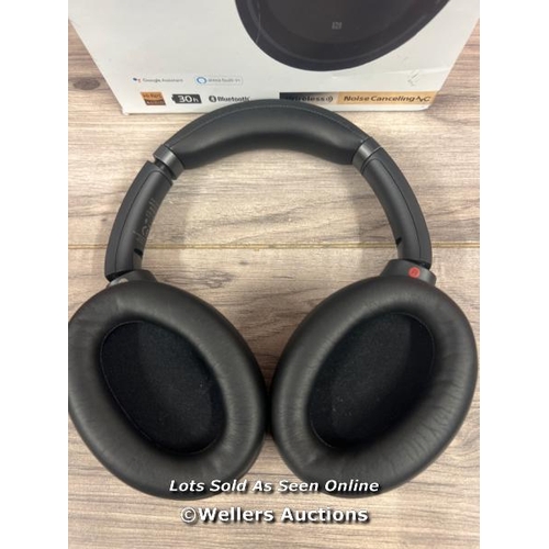 8025 - SONY WH-1000XM3 NOISE CANCELLING WIRELESS BLUETOOTH HEAD PHONES / UNTESTED / MINIMAL SIGNS OF USE / ... 