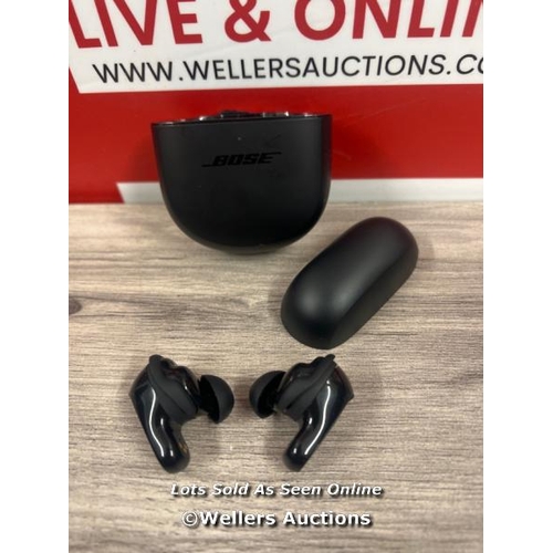 8036 - BOSE QUIETCOMFORT EARBUDS II TRUE WIRELESS IN-EAR HEADPHONES / POWERS UP, CONNECTS TO BT, PLAYS MUSI... 