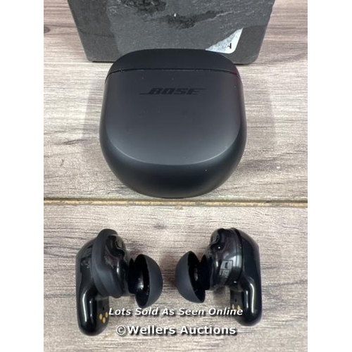 8039 - BOSE QUIETCOMFORT EARBUDS II TRUE WIRELESS IN-EAR HEADPHONES / POWERS UP, CONNECTS TO BT, PLAYS MUSI... 