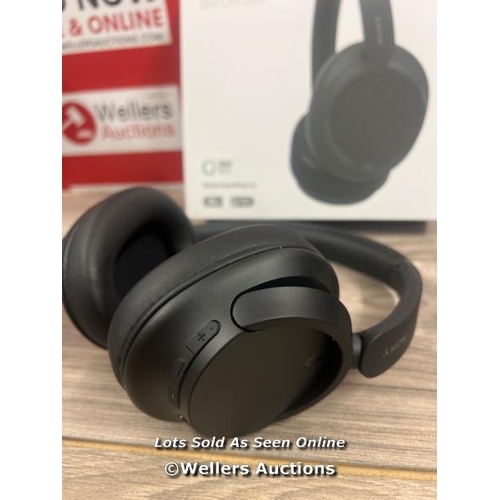 8045 - SONY WHCH720NB NOISE CANCELLING OVEREAR HEADPHONES / POWER UP, CONNNECT TO BT, PLAY MUSIC, VERY MINI... 