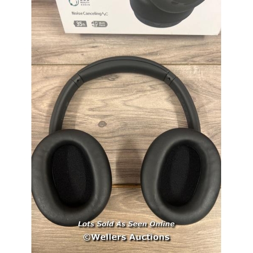 8045 - SONY WHCH720NB NOISE CANCELLING OVEREAR HEADPHONES / POWER UP, CONNNECT TO BT, PLAY MUSIC, VERY MINI... 