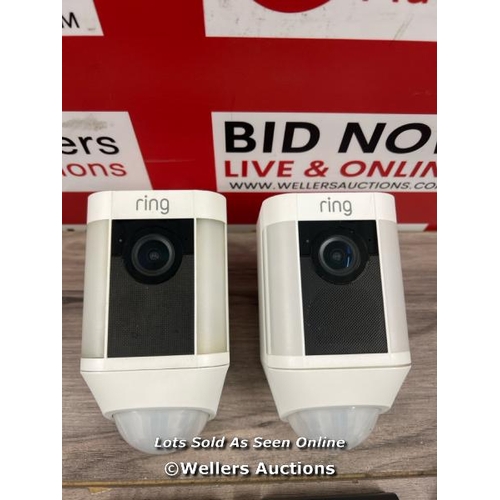 8059 - RING SPTLIGHT CAM 2 PACK / SIGNS OF USE, UNTESTED / T22