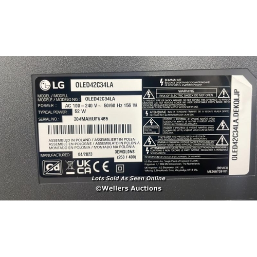 8071 - LG OLED42C34LA 42