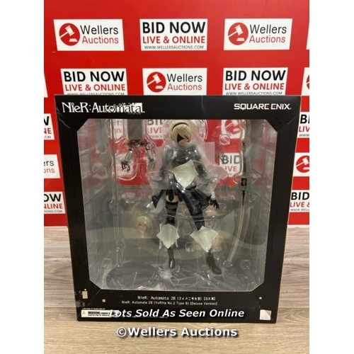 8090 - NIER : AUTOMATA PLAY ARTS KAI YORHA NO.2 TYPE B (2B) DELUXE EDITION FIGURE / NEW & SEALED