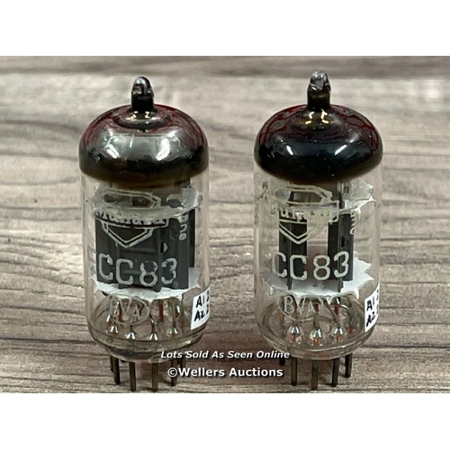 8097 - PAIR MULLARD HEERLEN HOLLAND ECC83 12AX7 VALVE/VACUUM TUBE (M301)