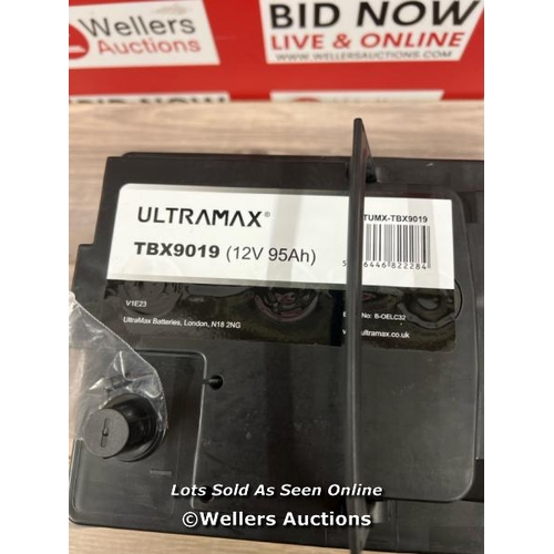 8109 - ULTRAMAX ADVANCED AGM 019 CAR BATTERY VW 7P0915105C, 95861109221