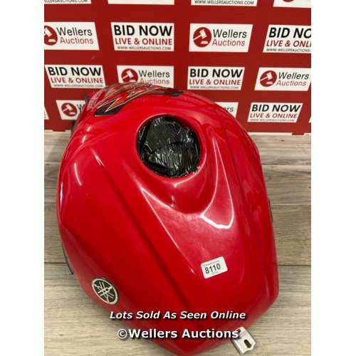 8110 - YAMAHA YZF R1 5PW 2002 2003 RED FUEL PETROL GAS TANK CELL