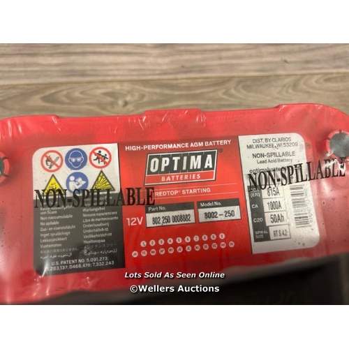 8132 - RED TOP RTS 4.2 OPTIMA BATTERY (8002-250)