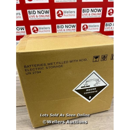 8138 - TOYOTA ALPHARD 12V BATTERY GENUINE PANASONIC S55D23L TEMP  / NEW & SEALED