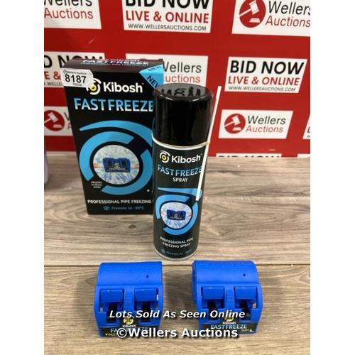 8187 - KIBOSH FASTFREEZE KIT 5 (2 X 22MM /  3/4