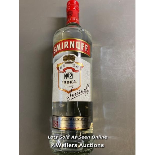 9564 - NEW SMIRNOFF N21 VODKA 37.5% VOL. 1L