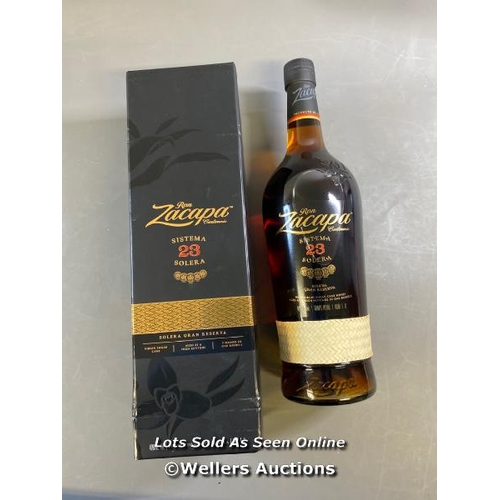 9565 - NEW RON ZACAPA CENTENARIO RUM 40% VOL. 1L