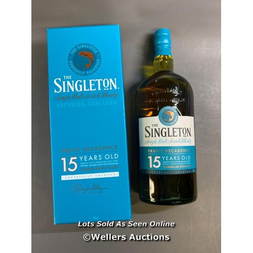 9572 - NEW THE SINGLETON SCOTCH WHISKY 40% 1L