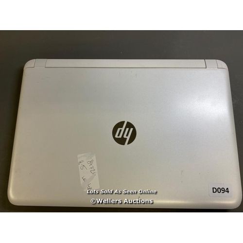 9576 - HP PAVILION / 15-AB269SA / 8GB RAM / 1TB HD / I3-5157U @ 2.50GHZ / SN: 5CD53724FH / PROFESSIONALLY W... 