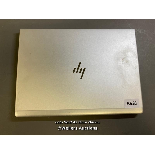 9580 - HP ELITEBOOK 830 G6 / 8GB RAM / 250GB HD / I5-8365U @ 1.60GHZ / SN: 5CG9410WJV / PROFESSIONALLY WIPE... 