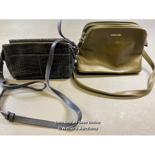 9764 - X1 RADLEY CROSSBODY BAG AND X1 DAVID JONES BAG