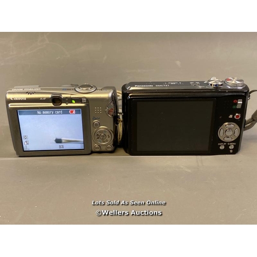 9778 - X1 CANON IXUS 950 IS DIGITAL CAMERA SN: 5237106734 AND X1 PANASONIC DMC-TZ7 DIGITAL CAMERA SN: EN9GE... 