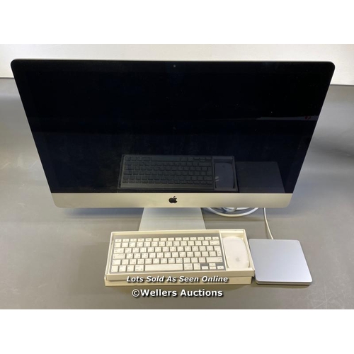 9788 - APPLE IMAC (2013-2015) / A1419 / 8GB RAM / 1TB HD / I5-4670 @ 3.40GHZ - ACTIVATION LOCKED - INCL. AP... 