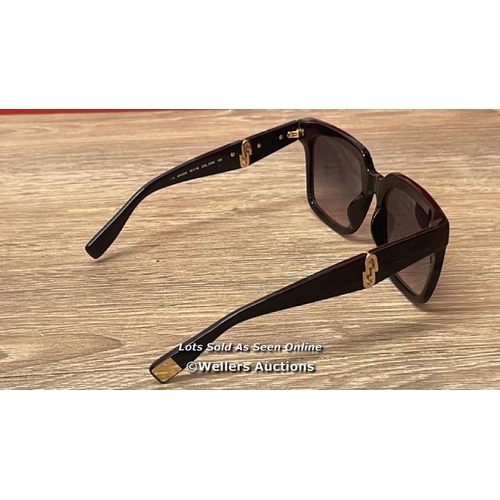 8053 - FURLA SFU594 0700 55X18 SUNGLASSES / MINIMAL SIGNS OF USE / F14