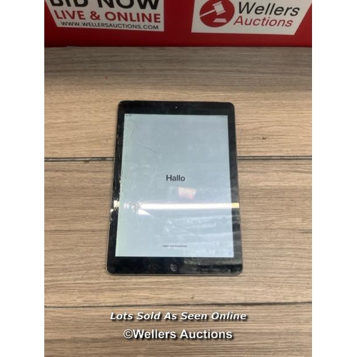 7623 - APPLE IPAD - 1ST GEN / A1475 / 16GB / SERIAL: DMPMLSNGF4YD / I -CLOUD (ACTIVIATION) LOCKED / SCREEN ... 