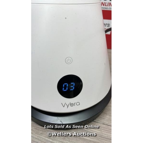 6057 - VYBRA 3 IN 1 HEATER, COOLER & IONISER, WHITE (VS001W) / WITHOUT REMOTE / POWERS UP / SIGNS OF USE / ... 