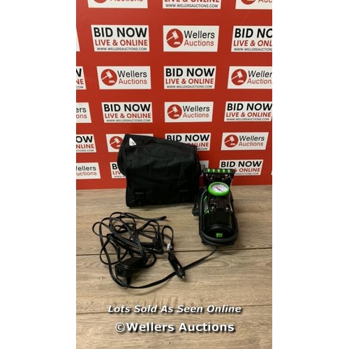 6063 - BON AIRE TC12CUK 12V INFLATOR / UNTESTED / MINIMAL SIGNS OF USE / A42